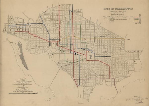 A small screenshot of the map, sourced from the Library of Congress website.