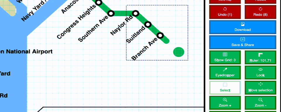 Sneak preview: Select and move selection